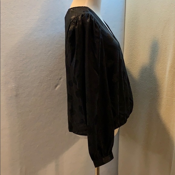 Floral Black Blouse - Picture 4 of 12